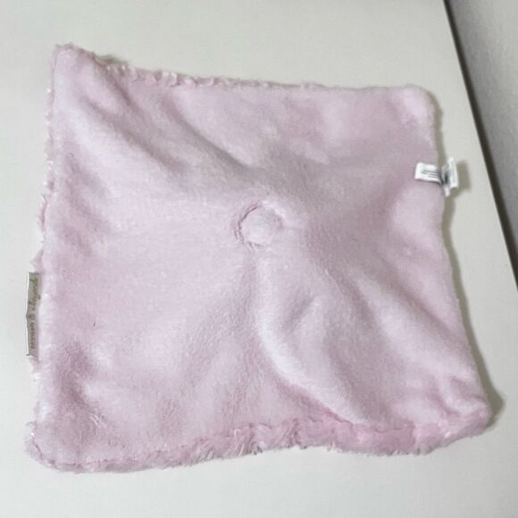 Blankets & Beyond Pink Puppy Dog Security Blanket Lovey Rosette Swirl Lovie - Picture 8 of 8